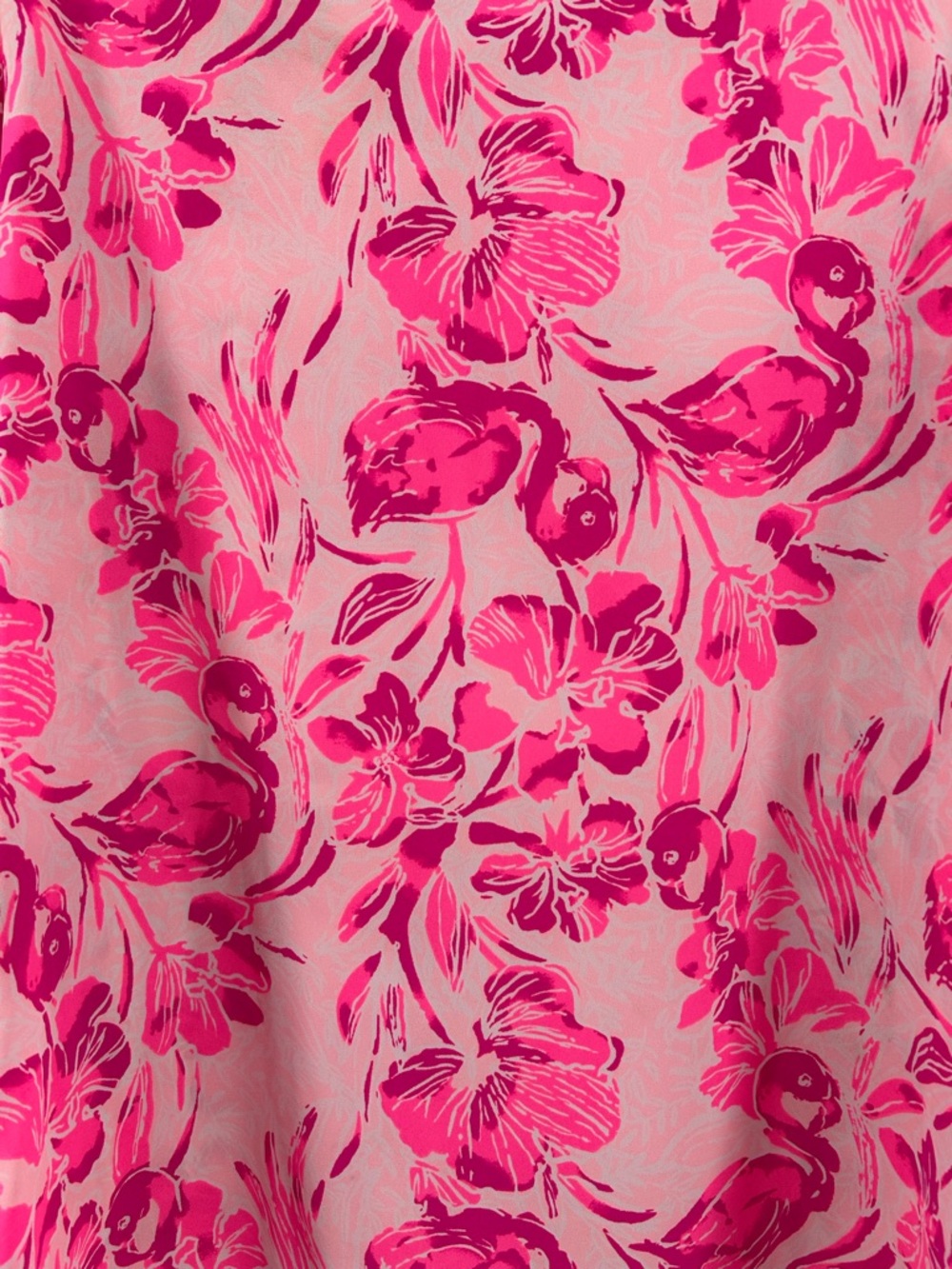 Lilly Pulitzer Langston Coral Reef Tint Flamingle blouse - Picture 2 of 8
